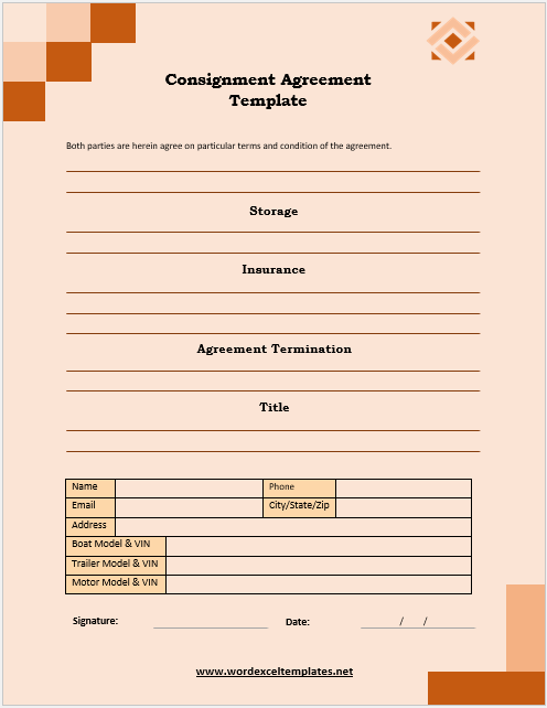 Consignment Agreement Template 02,,,
