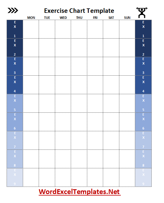 Our Exercise Charts Template 05.